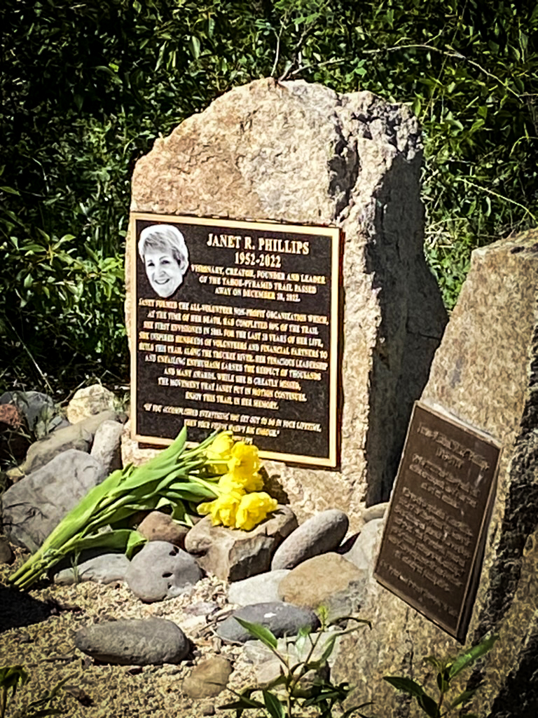 Janet Phillips' New Memorial Plaque at Fleish Bridge